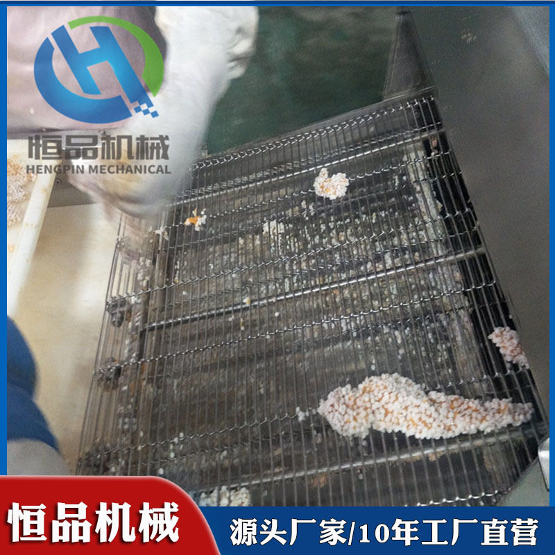 雪花排条裹雪花片的机器全自动雪花鸡柳上糠机裹糠机器