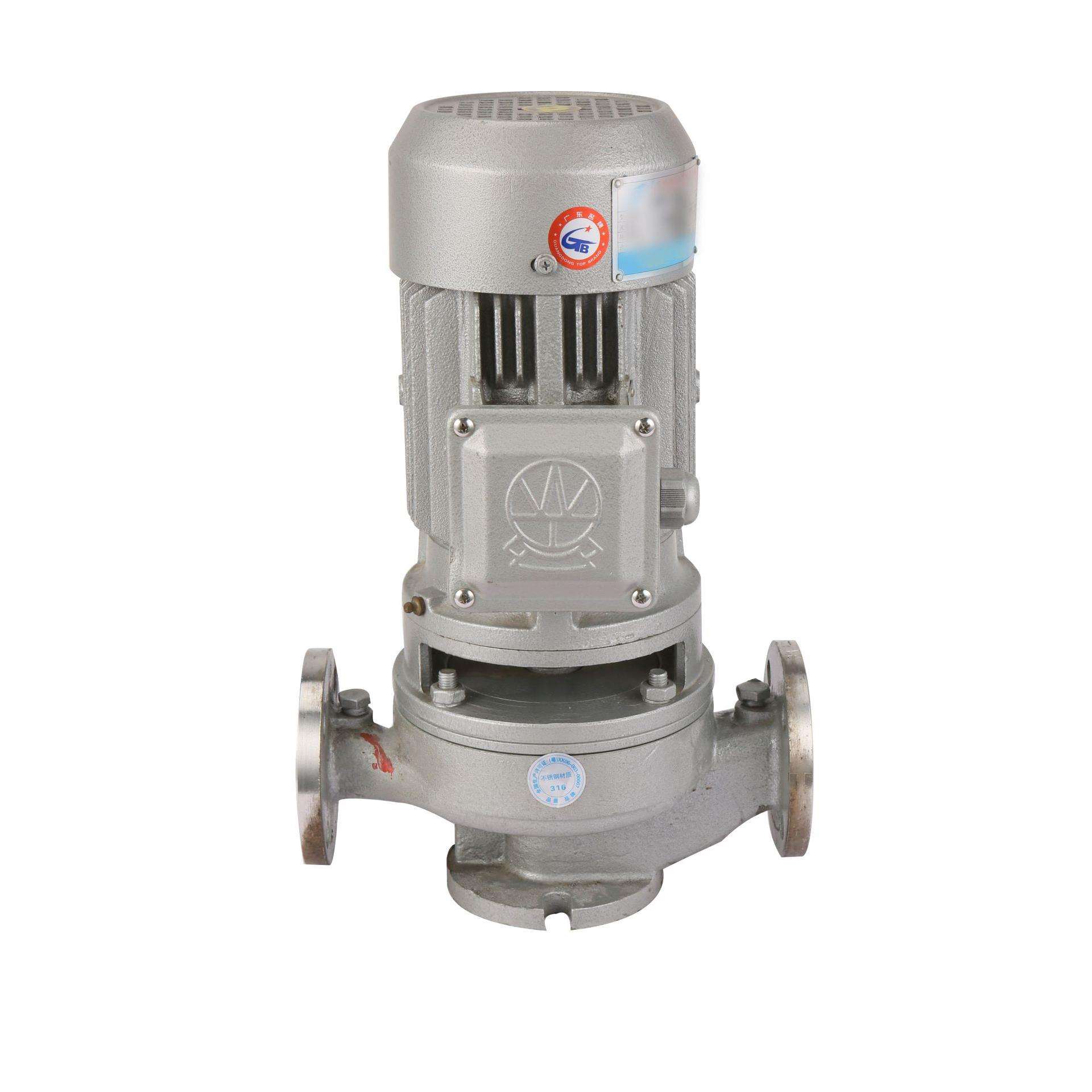 GDF40-20不锈钢耐腐蚀管道泵304不锈钢耐腐蚀立式泵广东水泵