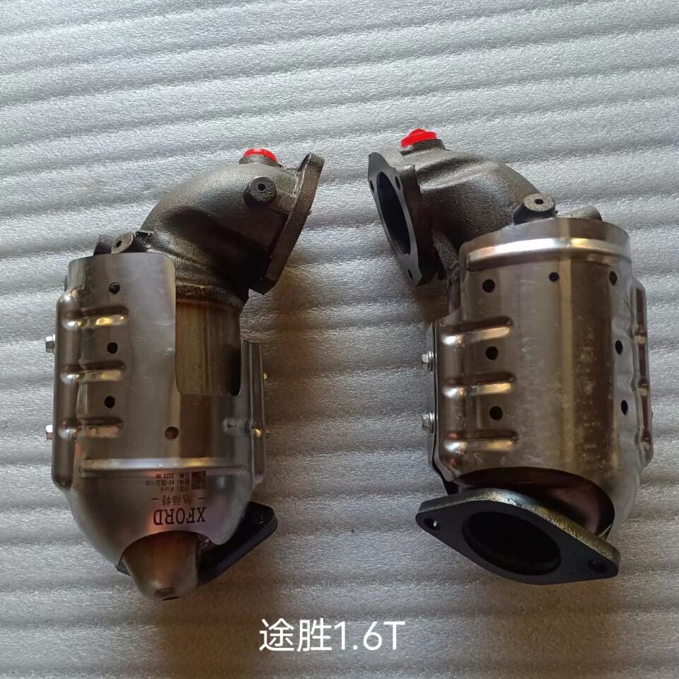 适用现代ix35悦动ix25伊兰特索纳塔途胜瑞纳名图新胜达三元催化器