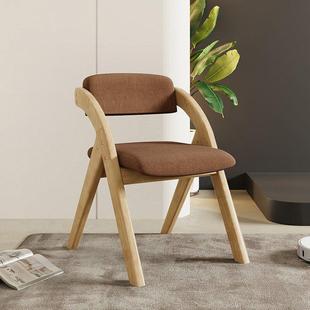 整装全实木餐椅折叠家用折叠椅椅子凳子办公椅会议靠背椅可叠放g^