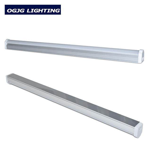 灯具一体式支架灯写字楼铝外壳PC罩可串接办公照明led线条灯