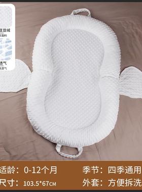 婴儿防吐奶斜坡垫防溢奶呛奶枕头床中床新生儿护脊椎躺喂奶神器