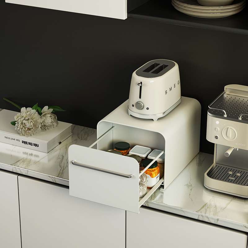 厨房盐调味罐收纳盒调料品置物架用品家用抽拉式佐料油盐酱醋瓶子