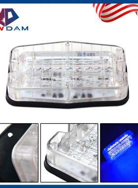 18LED爆闪警示灯汽车高亮侧边灯货客车尾厢高位大功率警示频闪灯