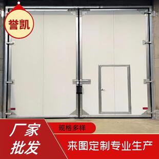 工业仓库车库平移门密封车间平开门彩钢板密封粮库车间平开门