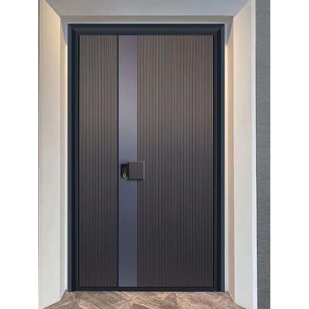 防盗门子母门公寓防爆改装大门门铸铝门门防盗门家用防风乡村