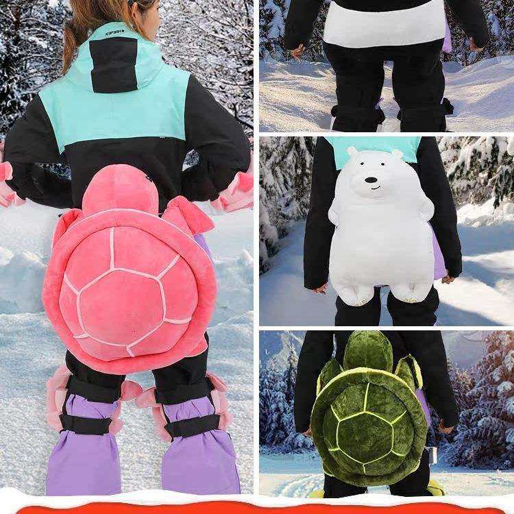 滑雪小乌龟护臀防摔屁垫防水专业护具屁股单板儿童防护膝装备套装