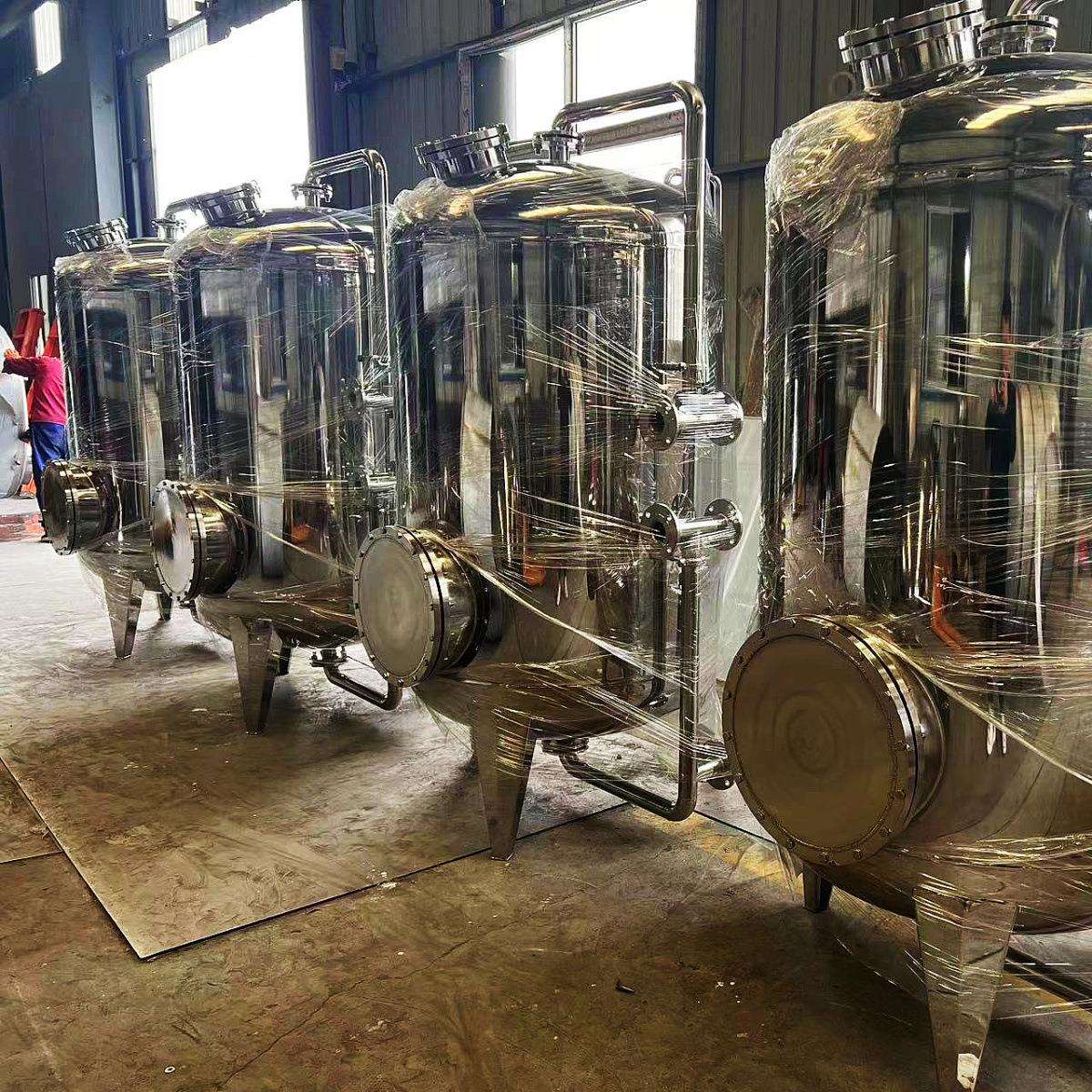 不锈钢多介质过滤器石英砂过滤器304活性炭树脂水处理工业净水