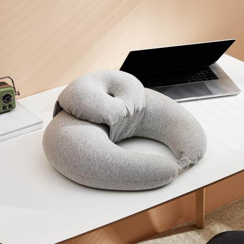 8H月亮呵护午睡枕小学生趴睡枕办公室桌上抱枕午休神器护颈枕