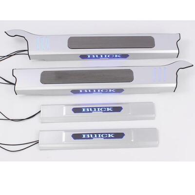 适用15-23款GL8652T门槛条25S铝合金迎宾踏板LED带灯换件改装