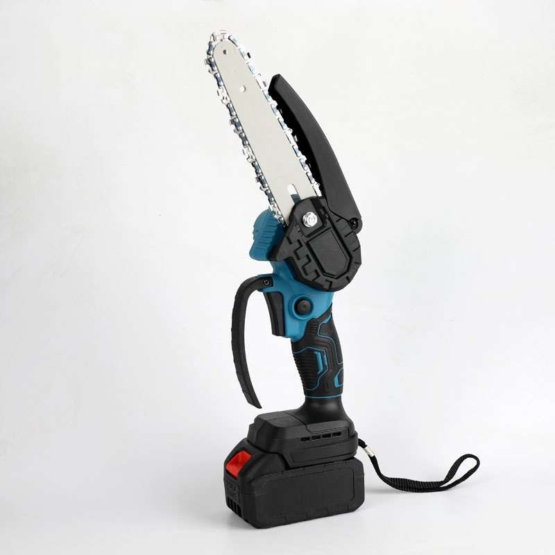 电动修枝锯手持充电式迷你单手锯锂电 木工小型伐木锯电链锯