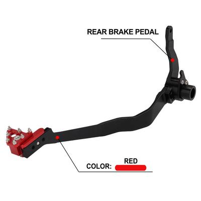 适用于CRF110F2013-2022越野摩托改装配件CNC铝合金刹车杆脚刹杆