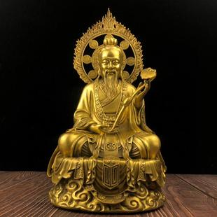 杨铜记工艺品摆件三清祖师爷铜太上老君三清道祖