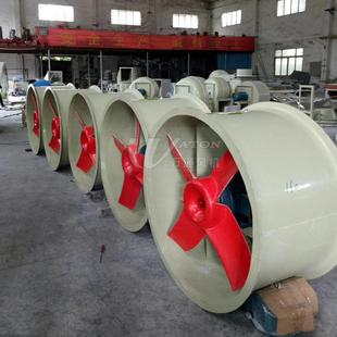 新款 II玻璃钢轴流通风机防腐耐酸碱380V管道通风实验室 万通FT35