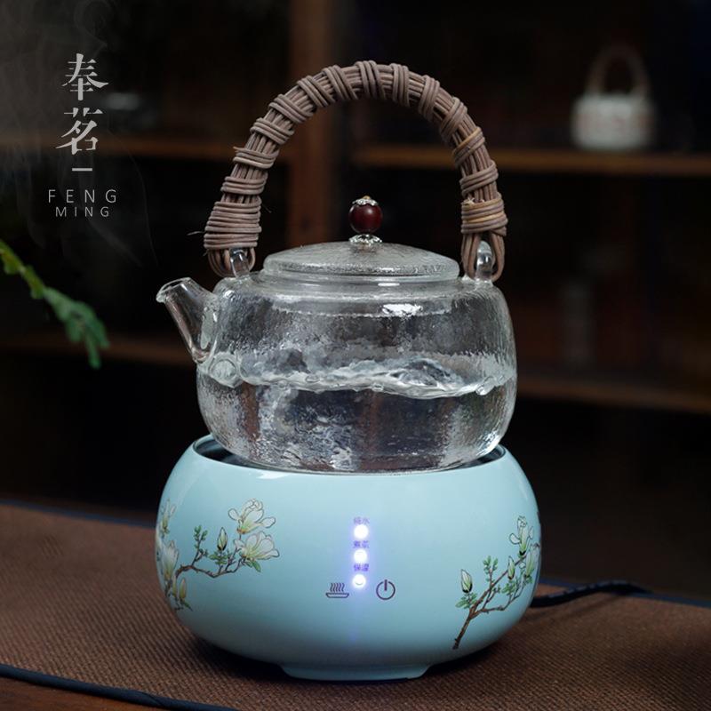 玻璃煮茶器普洱煮茶器套装茶壶茶具家用功夫泡茶杯青瓷电陶炉