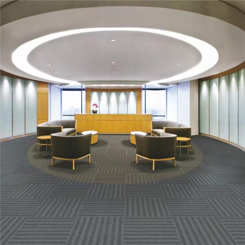 KP102方块商用大面积办公室地毯拼接满铺地垫全铺公司整铺房间@