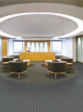 KP102方块商用大面积办公室地毯拼接满铺地垫全铺公司整铺房间@