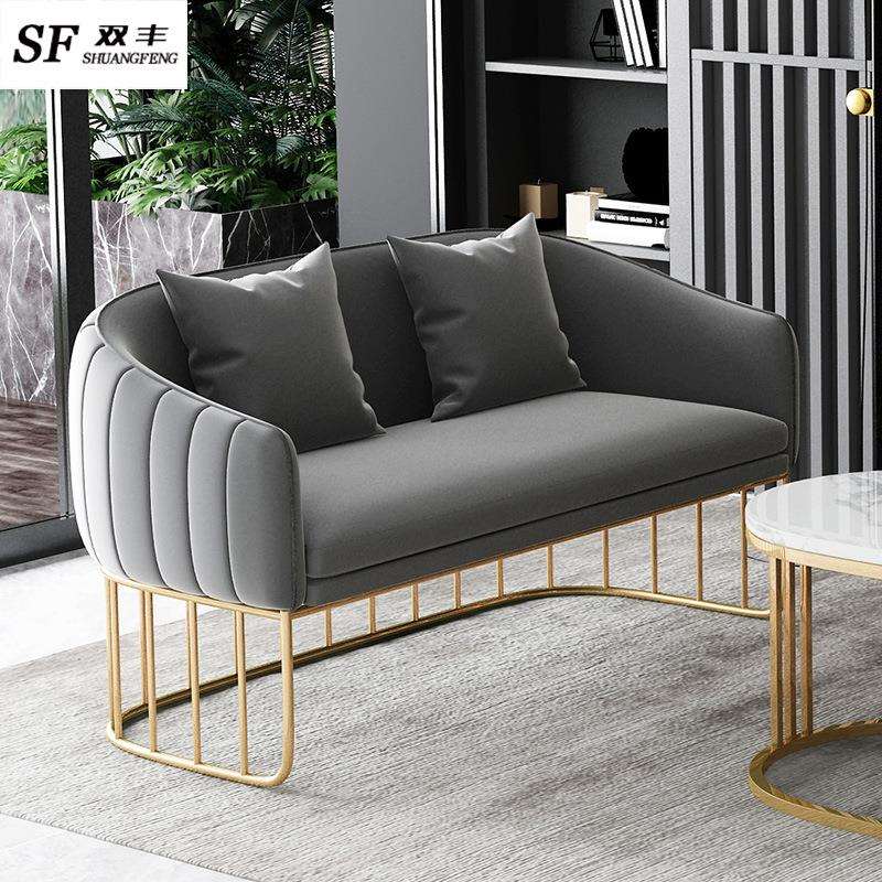 办公室沙发简约现代商务接待会客休闲休息区小型洽谈茶几组合套装