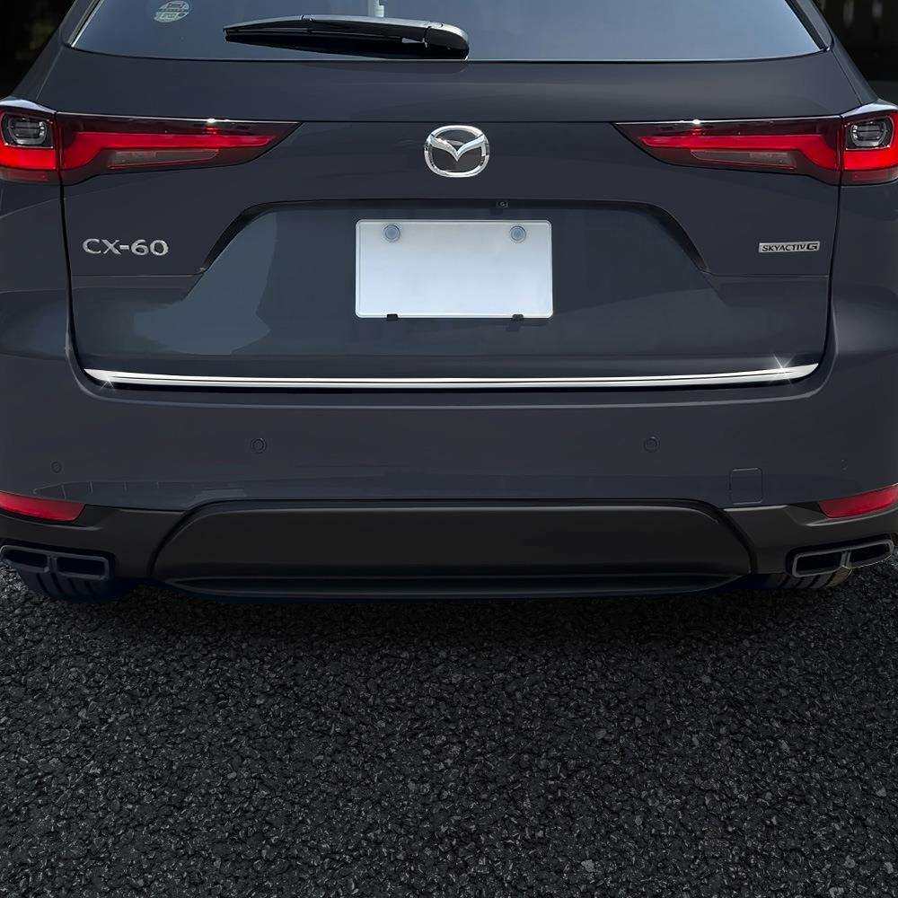 适用于22款马自达cx-60不锈钢尾门饰条MAZDA后备箱装饰亮条