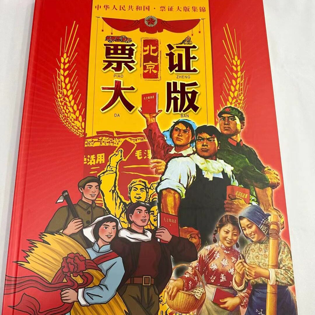 票证大全粮票连体大版油票面票肉票蛋票90连体整版票纪念老钱币