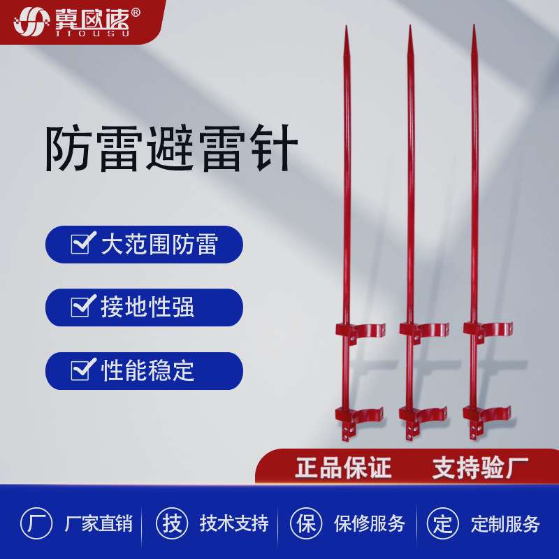 电力工业建筑防静电接地线埋地针防雷系统现货避雷针