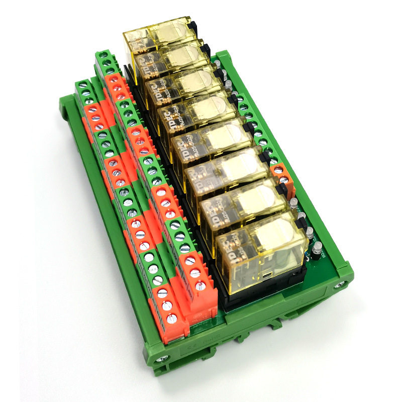 世麦德8通道2开2闭通用型继电器模组AC220V