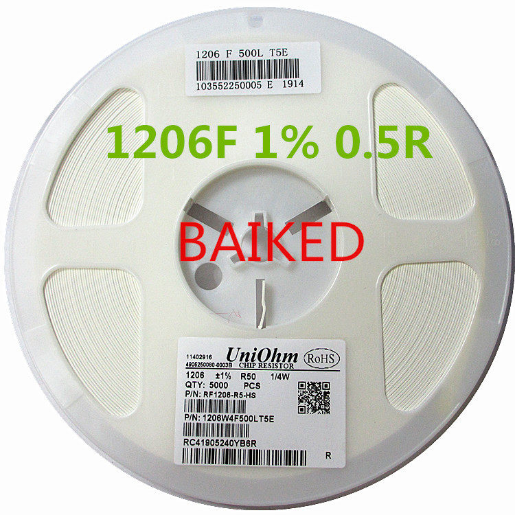 12061%R50R5000.5R1/4W1206W4F500LT5E1盘=5000只