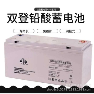 双登蓄电池12V100AH 双登6-GFM-100蓄电池 电瓶 质保三年