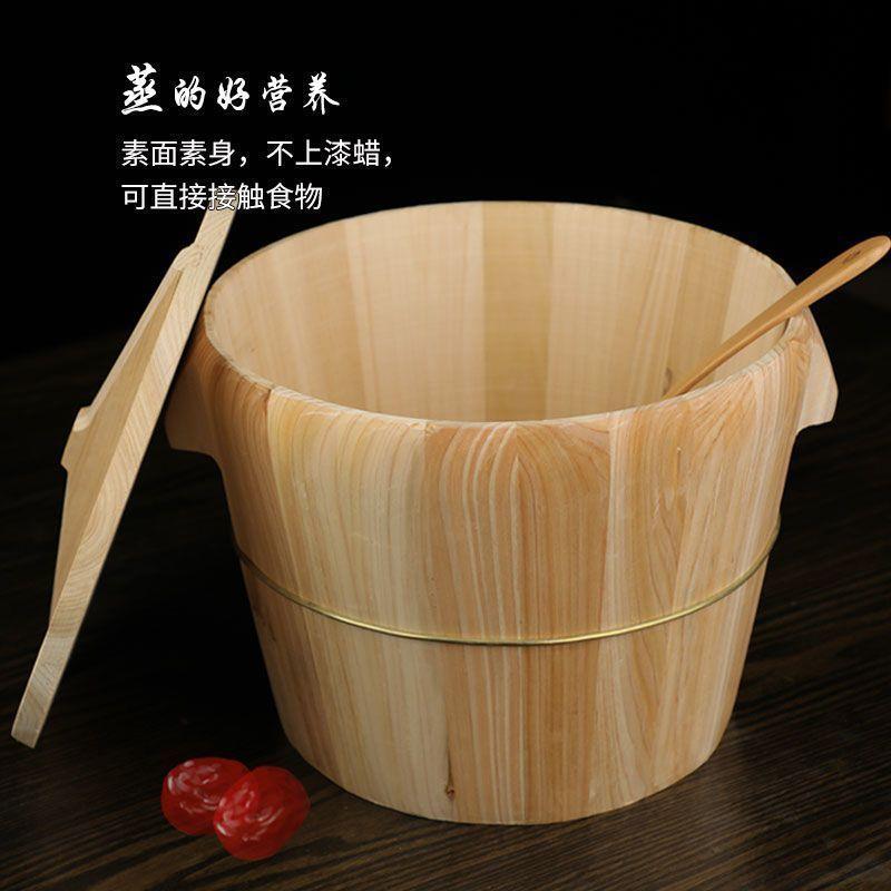 蒸饭木桶杉木饭桶家用甑子蒸糯米大饭桶餐厅饭店手工蒸笼商用