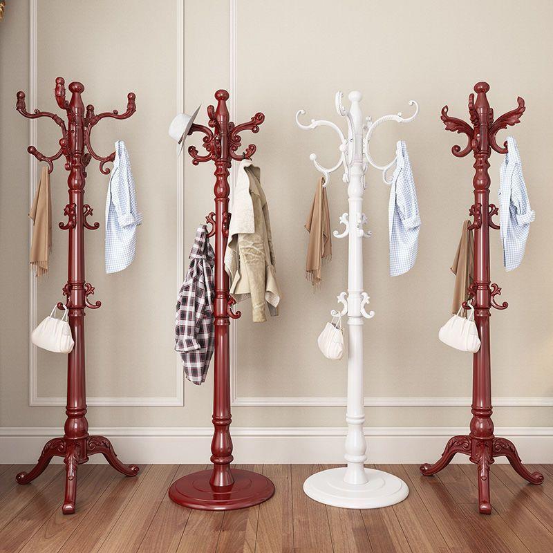 dpp衣架落地卧室实木欧式衣帽架网红挂衣服的架子落地架衣架子挂