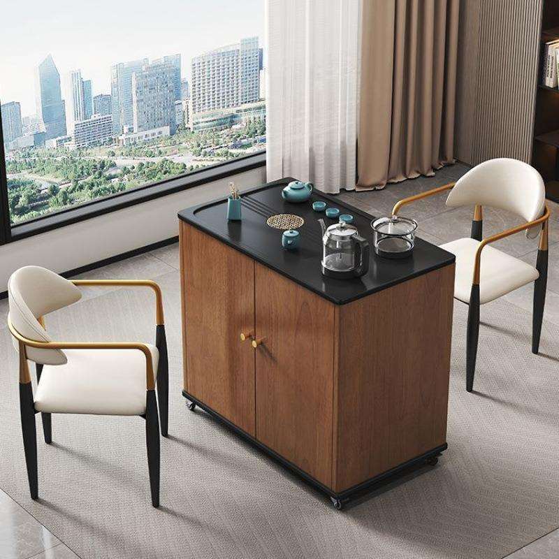 移动茶桌边柜家用阳台小茶台小型茶餐车客厅沙发边几茶轻奢茶水柜