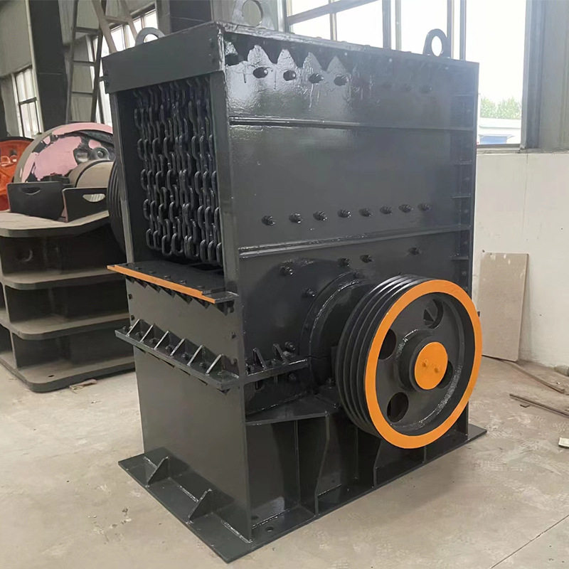 箱式移动破碎站建筑垃圾破碎机花岗岩重锤式破碎机