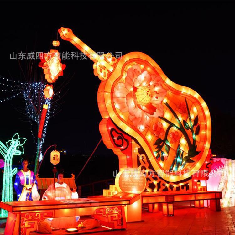 2021春节元宵大型传统花灯展led彩灯卡通门楼造型售楼处活动道具