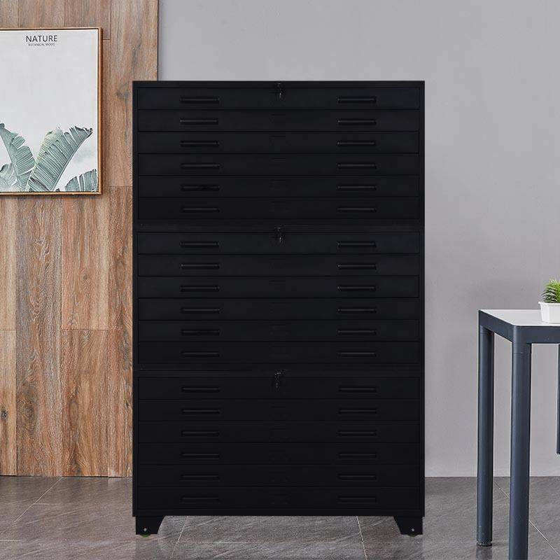 钢制密集菲林柜1号A0底图柜不绣钢铁皮文件柜工程字画图纸收纳柜