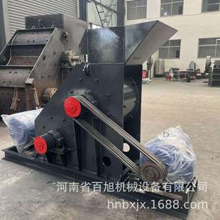 小型砖瓦块双级锤式制砂机干湿料无筛底煤矸石破碎机双级式粉碎机
