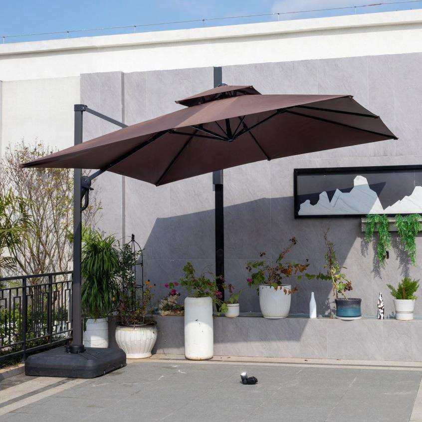 现货户外遮阳伞花园庭院大号露台别墅太阳伞带LED底座罗马伞,纺织面料/辅料/配套,纺织机械配件,淘宝优惠券,粉丝福利购,淘宝优惠卷