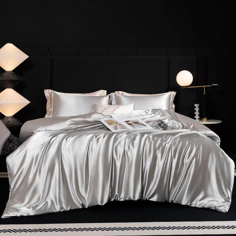重磅双面真丝四件套桑蚕丝裸睡冰丝滑床单床笠被套简约床上用品,纺织面料/辅料/配套,纺织机械配件,淘宝优惠券,粉丝福利购,淘宝优惠卷