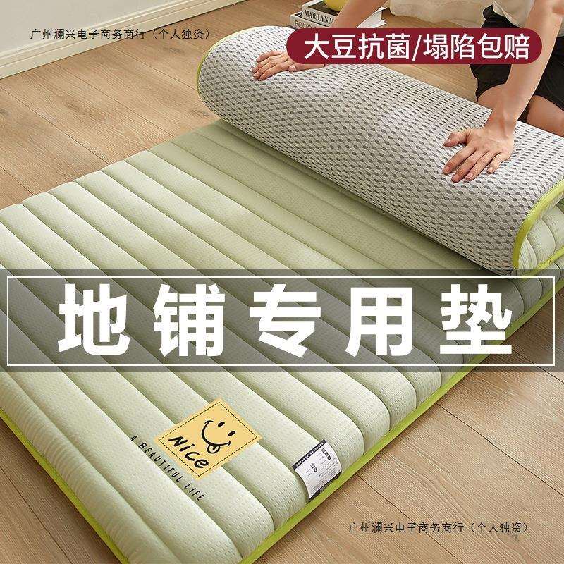 床垫软垫地铺睡垫家用可折叠防潮地垫打地铺单双人租房专用
