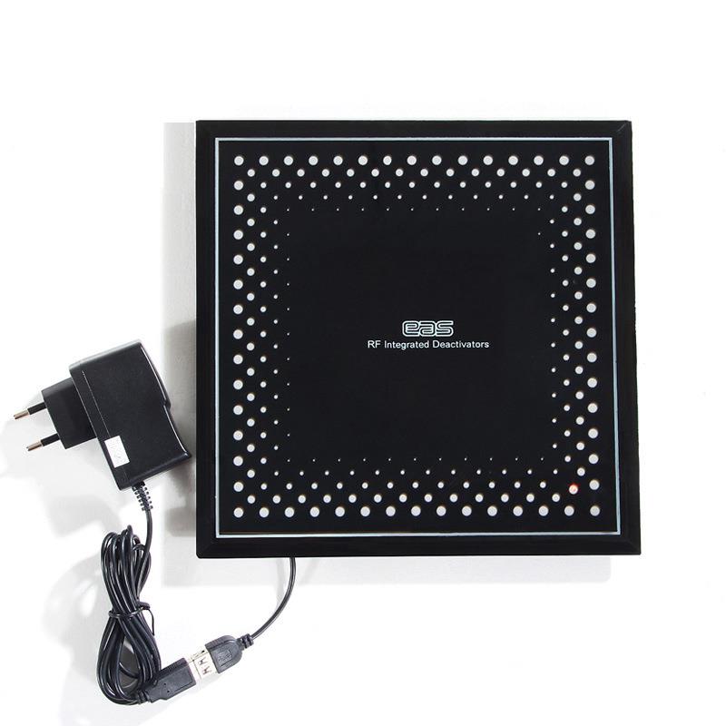 K超市射频消磁板钢化玻璃一体机解码板大润发软标签用声光预警