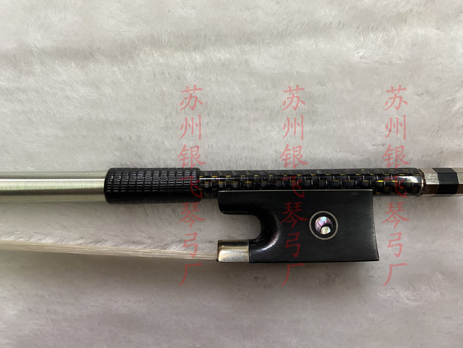 小提琴弓 金丝纯碳纤维小提琴弓