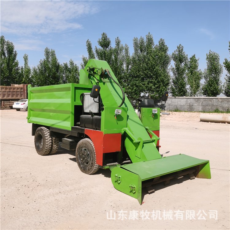 农用三轮小型清粪车 动物粪便清理车 3立方牛场柴油清粪机