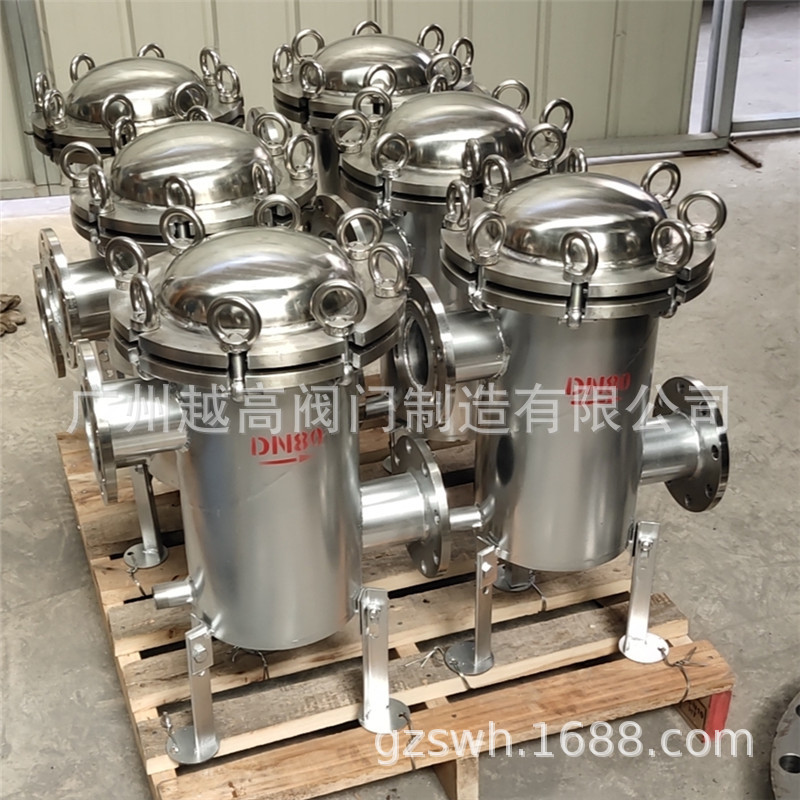 不锈钢提篮式快开直筒过滤器