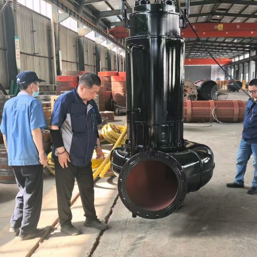 185kw大流量无堵塞污水泵500大口径立式潜污泵WQ污水池提升泵
