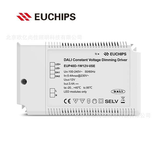 EUCHIPS欧切斯 DALI EUP40D-1W12V-040W12V灯带恒压调光驱动