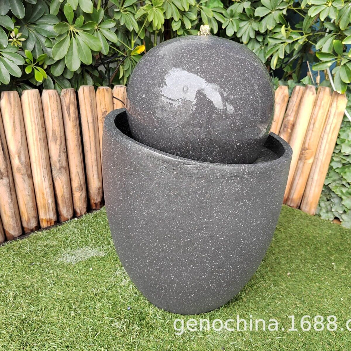 石头感喷泉庭院园林摆件专业生产厂家-插电款-3