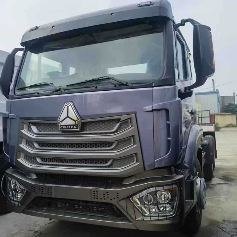跨境销售豪沃NX371马力6*4拖车头半挂牵引卡车头6*4自卸车