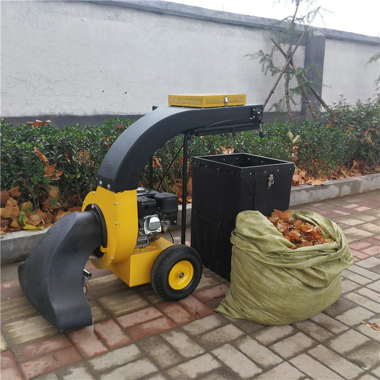 树叶吸叶机小区公园树叶收集器手推式草坪树叶清扫机器