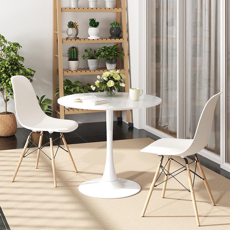 茶几小桌子休闲会客接待小圆桌会议办公洽谈桌椅组合简约阳台新款