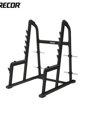 美国precor必确DBR608商用深蹲架杠铃举重卧推架综合力量训练器械