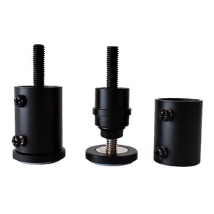 彩宏辉 免打孔晾杆紧固座304浴帘杆固定座晾衣杆增压管托免钉法兰